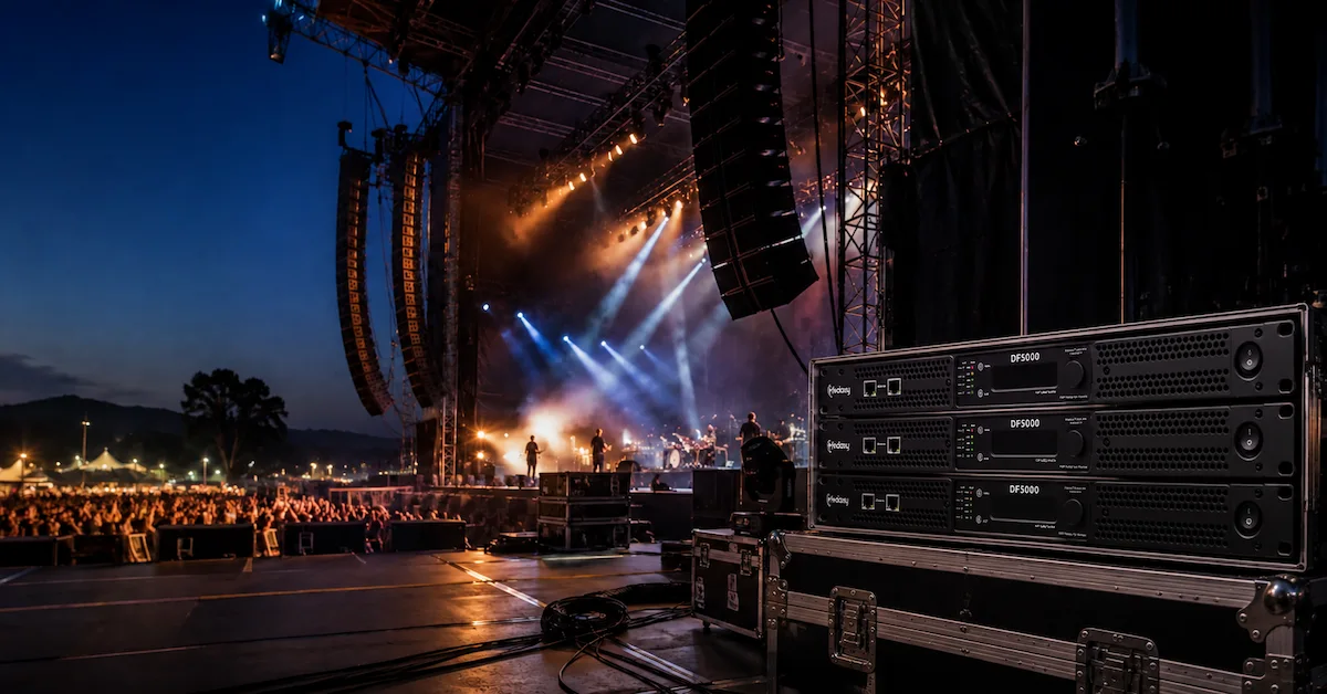 Class D Power Amplifier for Line Array Systems: Power, Impedance & DSP Selection Guide