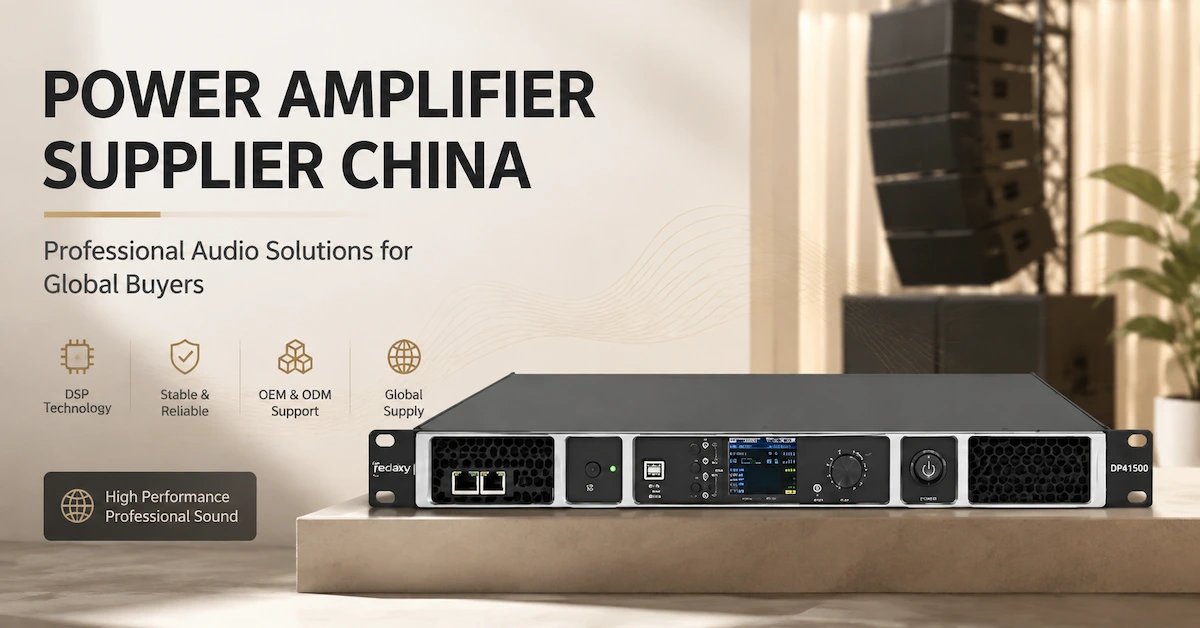 How to Choose a Reliable Power Amplifier Supplier China