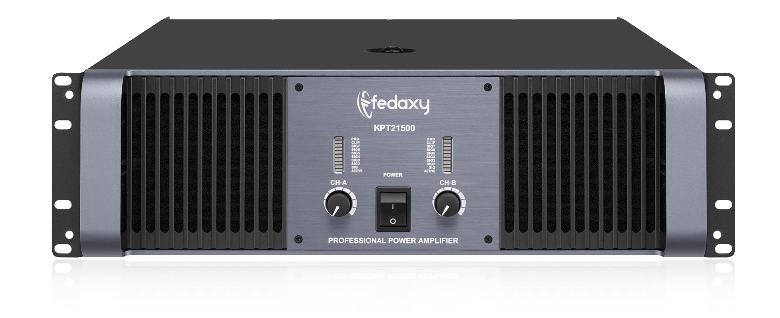 KPT21500 3U 2 Channel 2x1500W Class H Power Amplifier