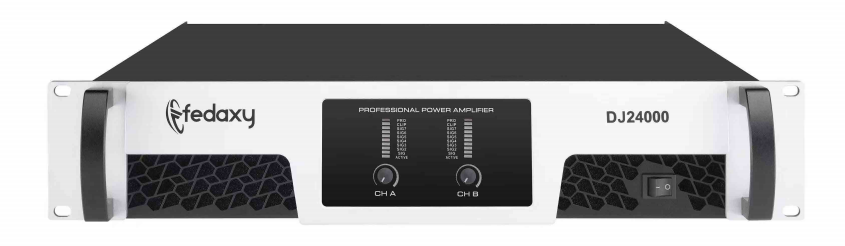 DJ24000 2U 2 Channel 2x2400W Class TD Power Amplifier