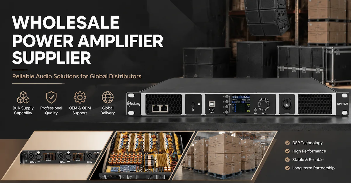 How to Choose a Reliable Wholesale Power Amplifier Supplier
