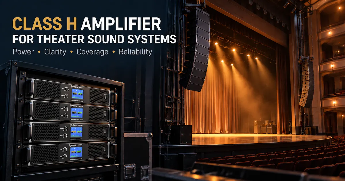 Class H Amplifier for Theater Sound Systems: How to Choose Power for Cinema