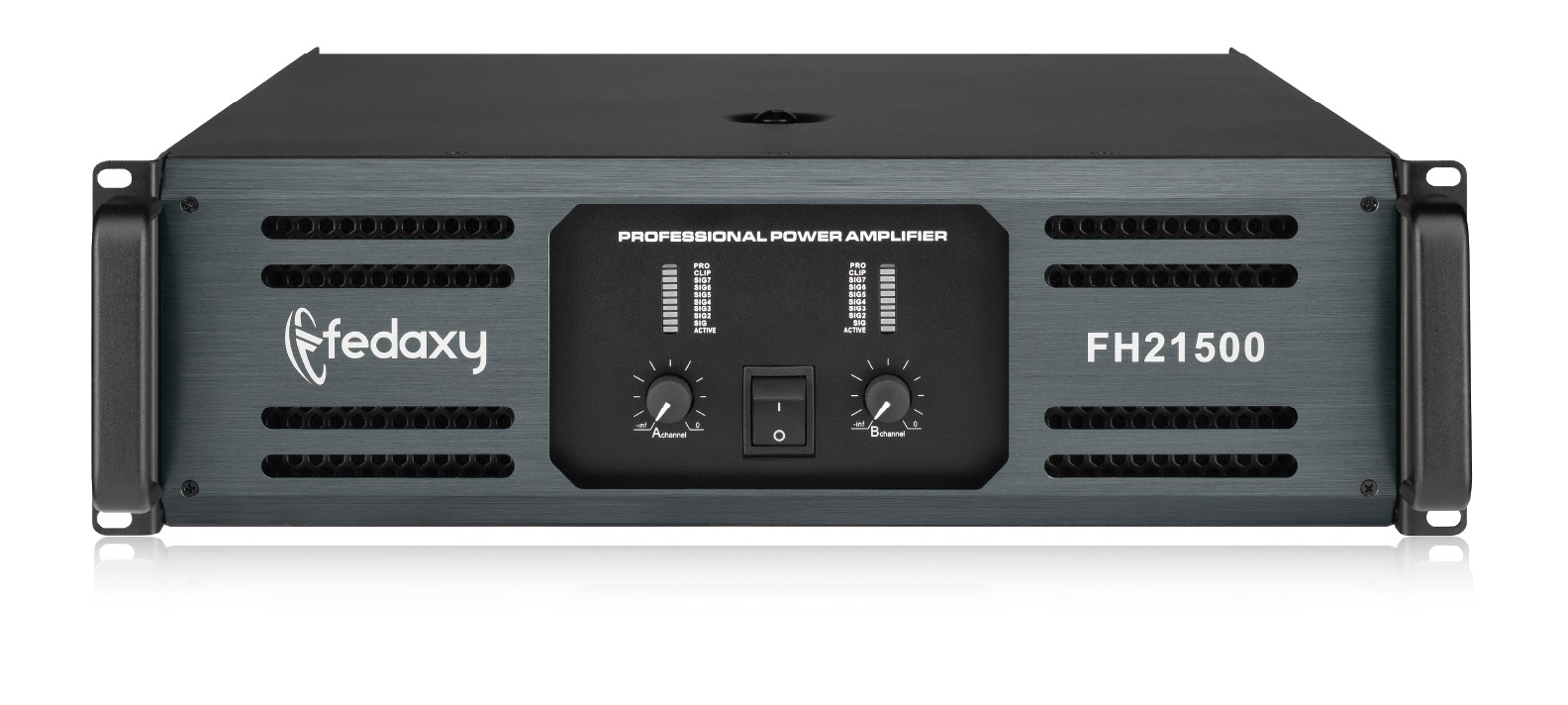 FH21500 3U 2 Channel 2x1500W Class H Power Amplifier