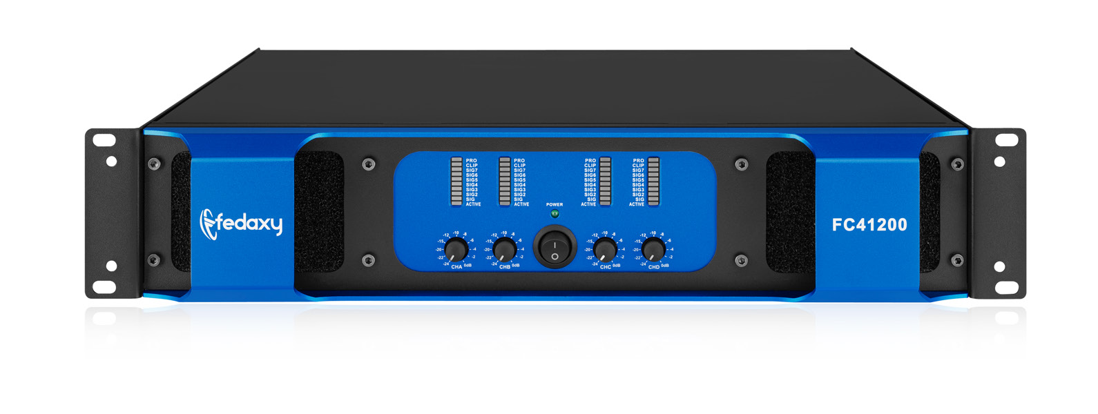 FC41200 4 Channel 4x1200W Class H Power Amplifier