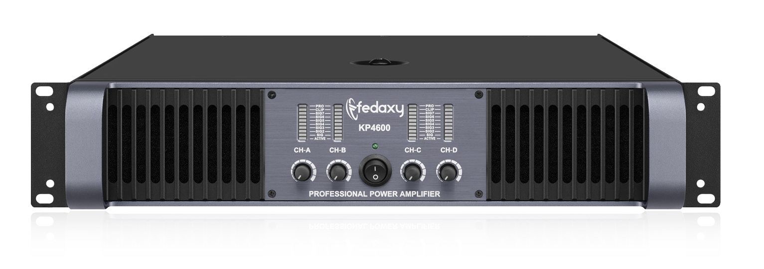 KP4600 4 Channel 4x600W Class H Power Amplifier