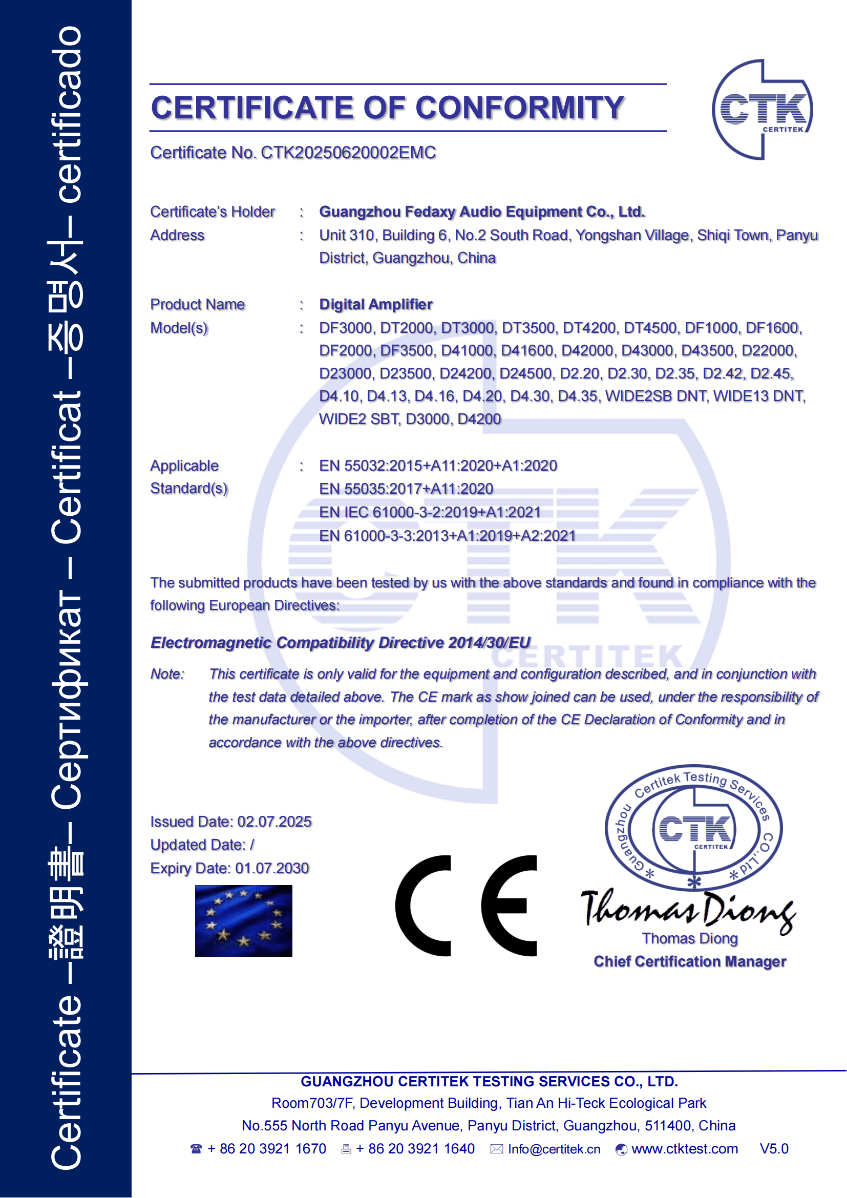 Internationally Certified, Built to 6S Standard 1